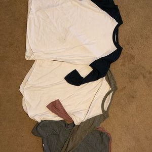 3 departwest from the buckle baseball tees